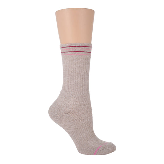 Dr. Motion Trusted | Thin Stripes - Compression Outdoor Medium Weight Crew For Women