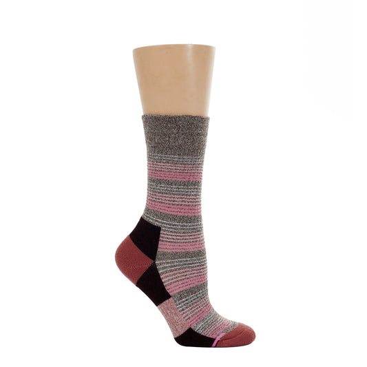 Dr. Motion Discount | Waterfall Stripe - Compression Outdoor Medium Weight Crew For Women