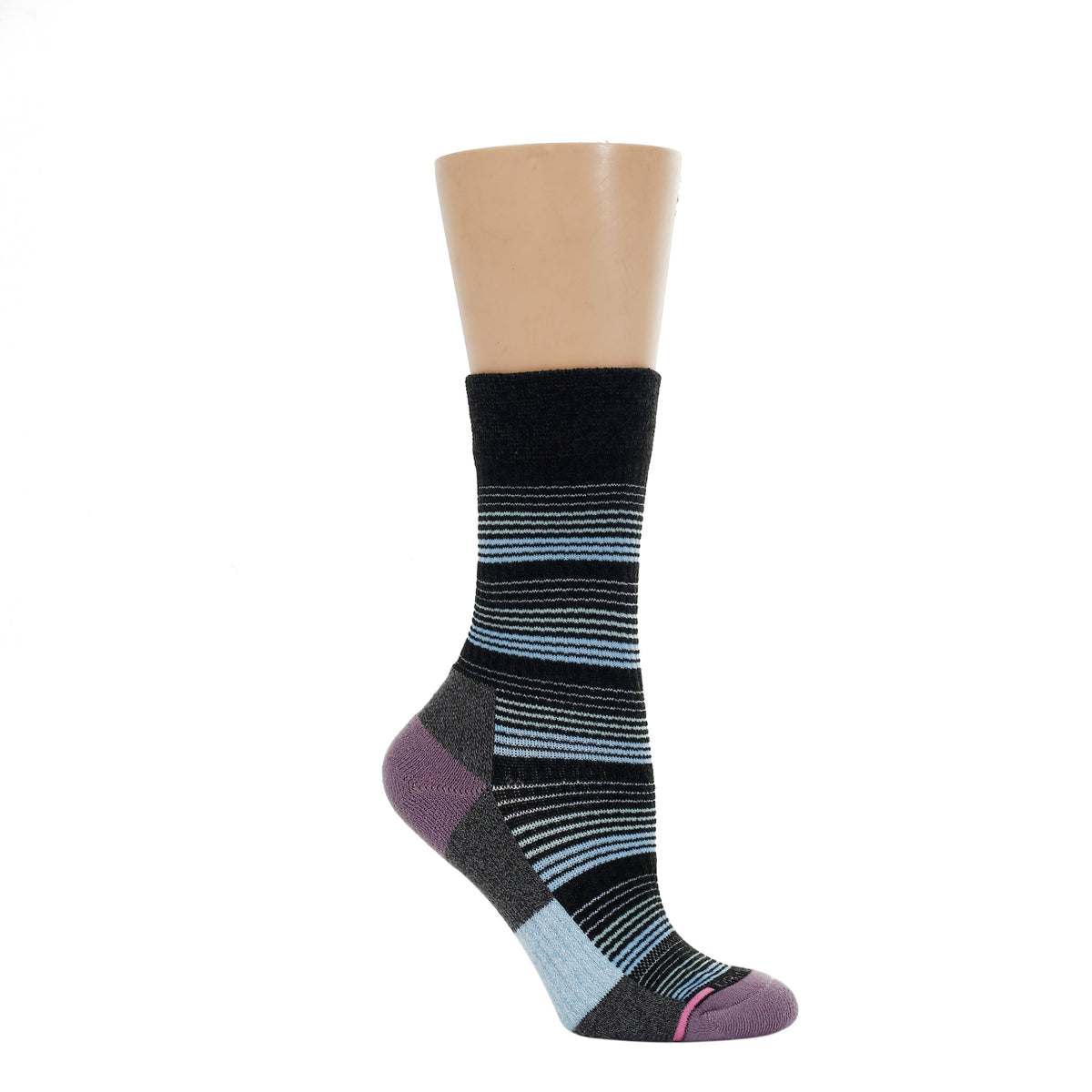 Dr. Motion Discount | Waterfall Stripe - Compression Outdoor Medium Weight Crew For Women