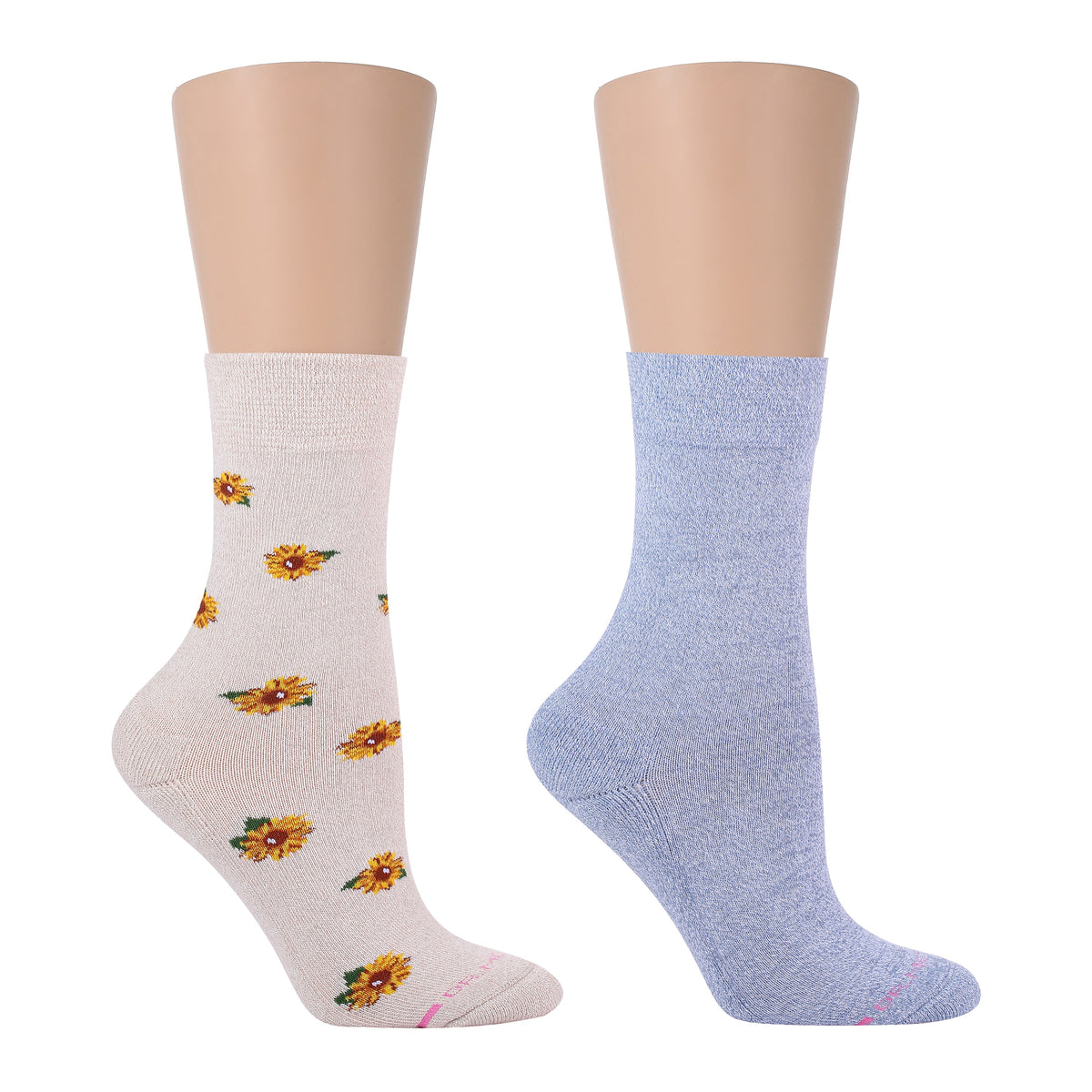 Dr. Motion Premium | Sunflower - Diabetic Half-Cushion Socks For Women