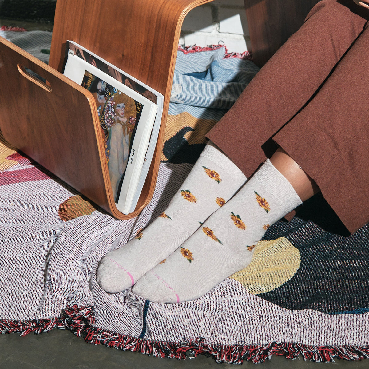 Dr. Motion Premium | Sunflower - Diabetic Half-Cushion Socks For Women