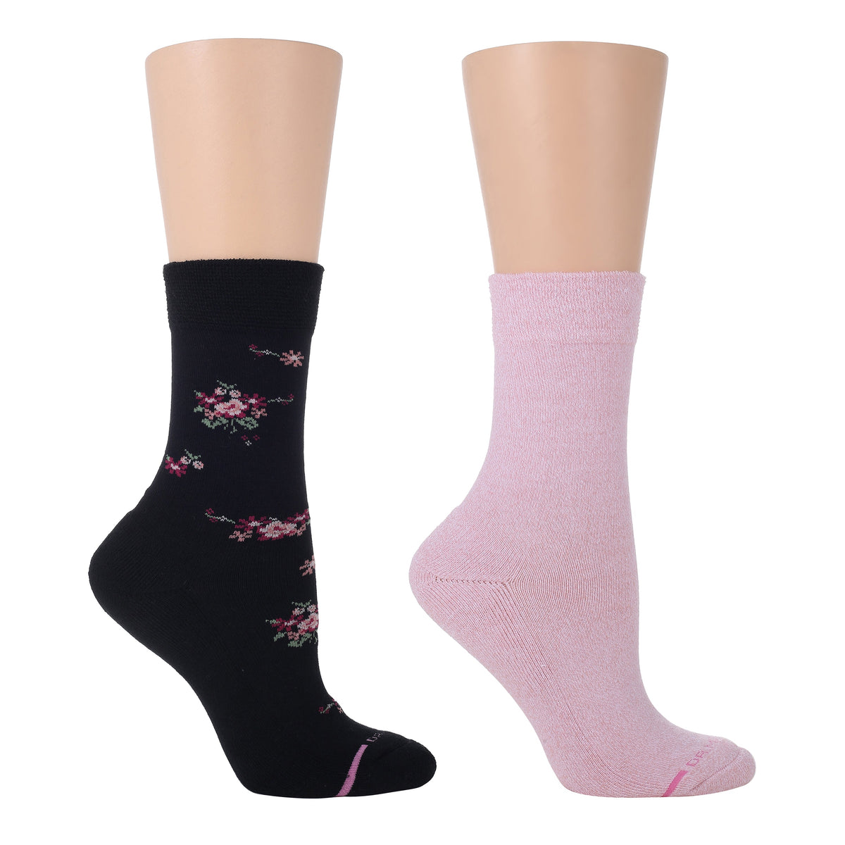 Dr. Motion Sale | Bouquet Floral - Diabetic Half-Cushion Socks For Women