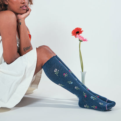 Dr. Motion Customer Favorite | Carnation - Knee-High Compression Socks For Women