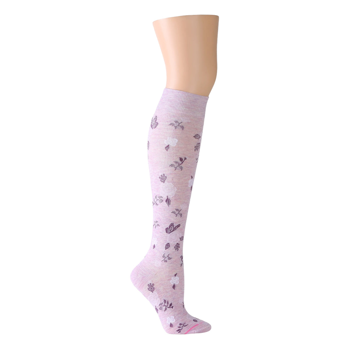 Dr. Motion Best Price | French Roses - Knee-High Compression Socks For Women