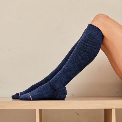 Dr. Motion Great Value | Basic Solid Bamboo - Knee-High Compression Socks For Women