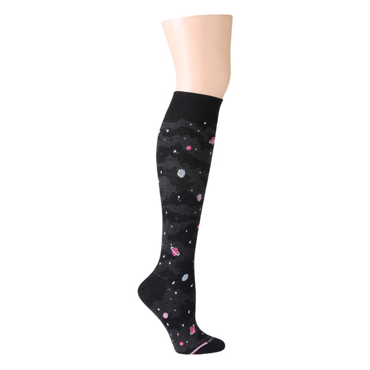 Dr. Motion Everyday | Space Galaxy - Knee-High Compression Socks For Women