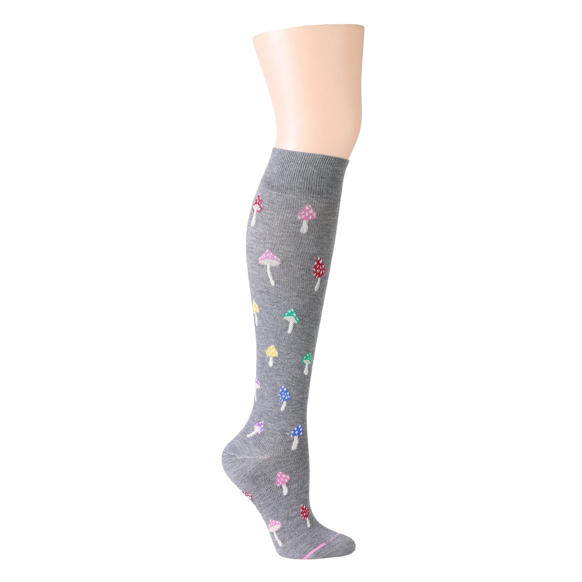 Dr. Motion Best Price | Colorful Shrooms - Knee-High Compression Socks For Women