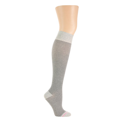Dr. Motion Discount | Microstripe - Knee-High Compression Socks For Women