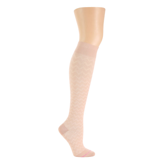 Dr. Motion Sale | Drop Out Chevron - Knee-High Compression Socks For Women