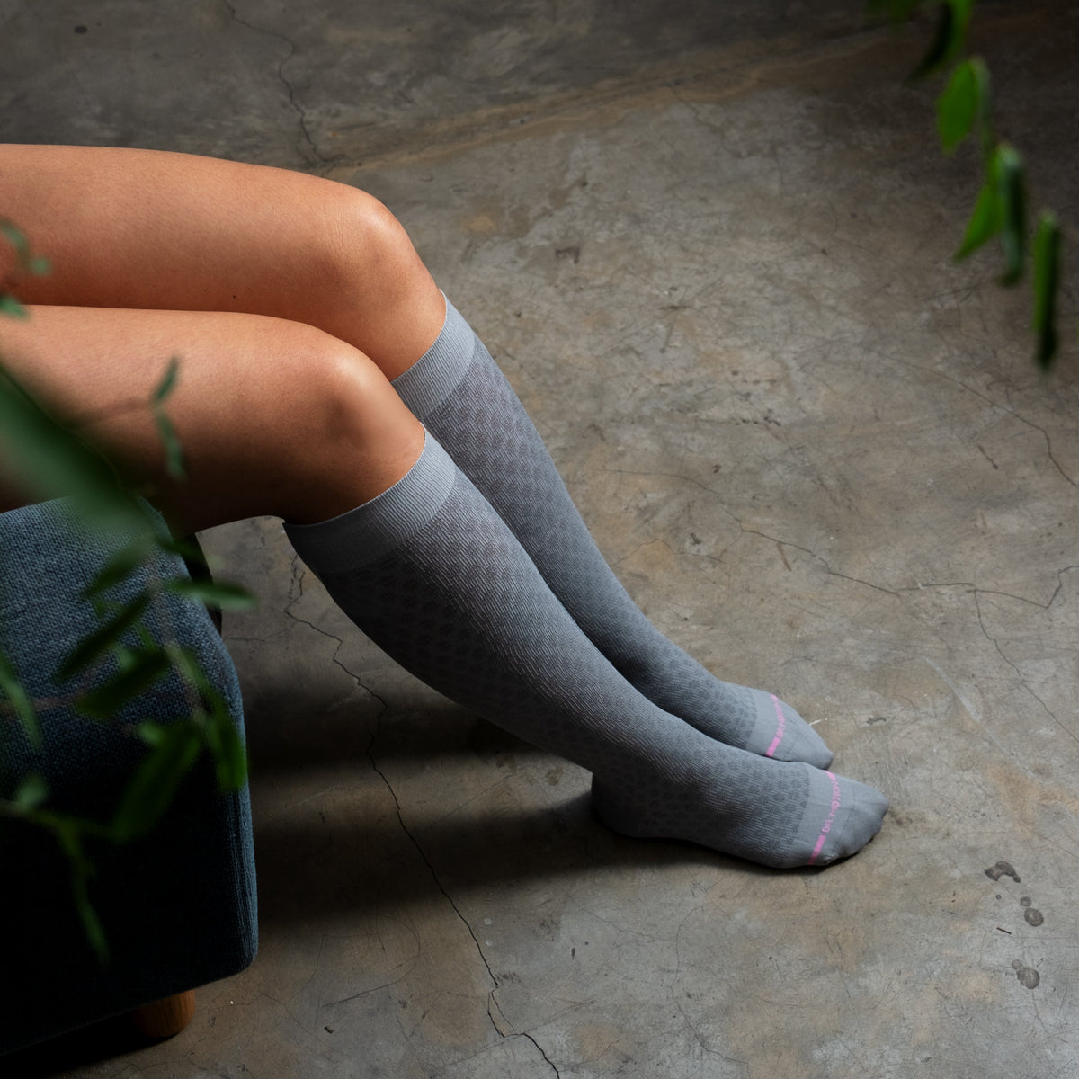 Dr. Motion Hot Sale | Texture - Knee-High Compression Socks For Women