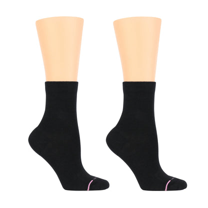 Dr. Motion Popular | Solid - Mid-Crew Compression Socks For Women