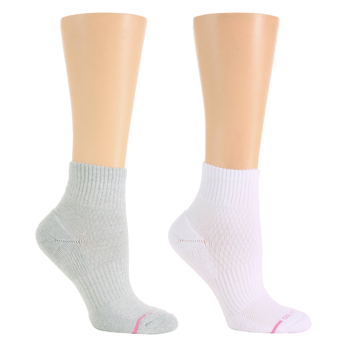 Dr. Motion Essential | Basic Ribbed Cuff - Quarter Compression Socks For Women