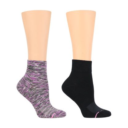 Dr. Motion Popular | Spacedye - Quarter Compression Socks For Women