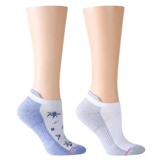 Dr. Motion Classic | Blueberries - Ankle Compression Socks For Women