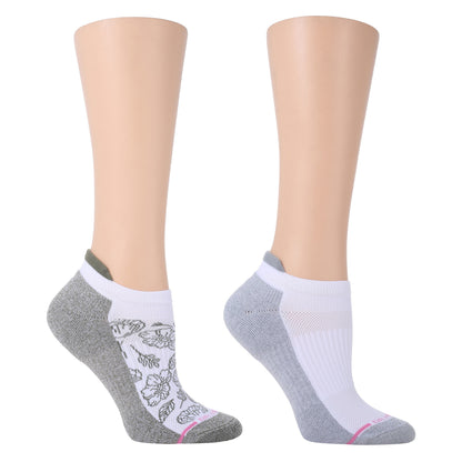 Dr. Motion Sale | Floral Outline - Ankle Compression Socks For Women
