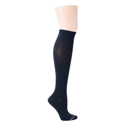 Dr. Motion Essential | Diamond Pattern - Knee-High Compression Socks For Women