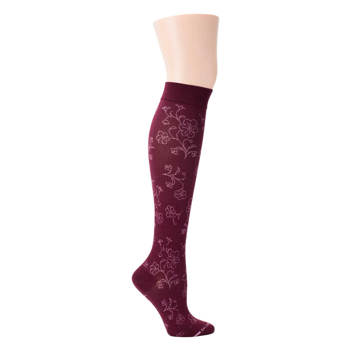 Dr. Motion Customer Favorite | Floral Pattern - Knee-High Compression Socks For Women
