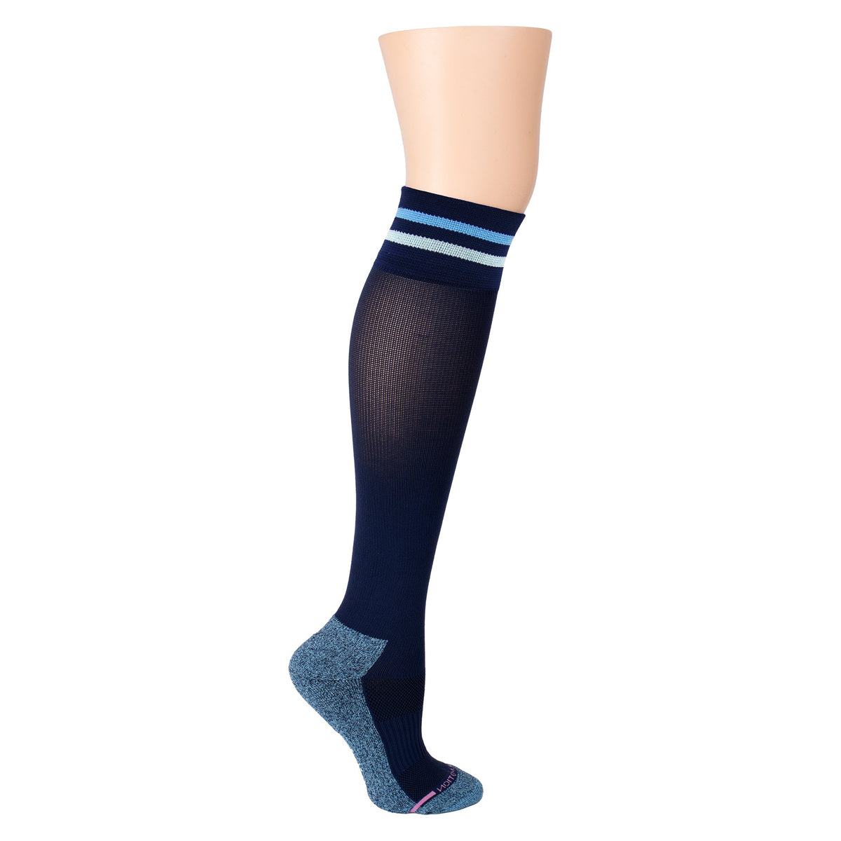 Dr. Motion Discount | Cuff Stripe - Knee-High Compression Socks For Women