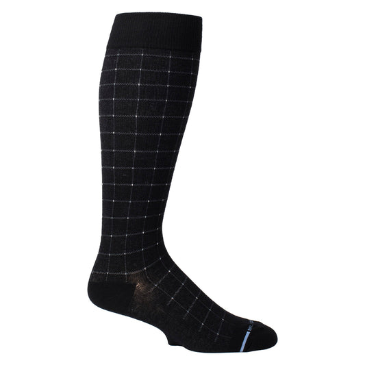Dr. Motion Featured | Pin Dot Grid - Knee-High Compression Socks For Men