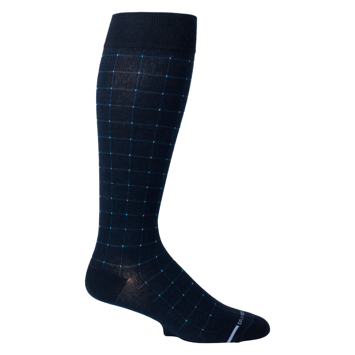 Dr. Motion Featured | Pin Dot Grid - Knee-High Compression Socks For Men