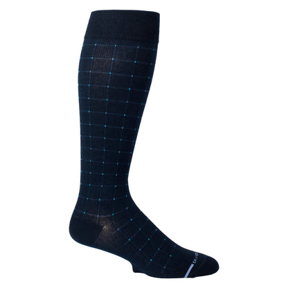 Dr. Motion Featured | Pin Dot Grid - Knee-High Compression Socks For Men