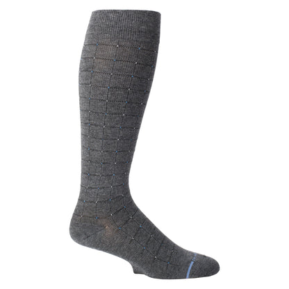 Dr. Motion Featured | Pin Dot Grid - Knee-High Compression Socks For Men