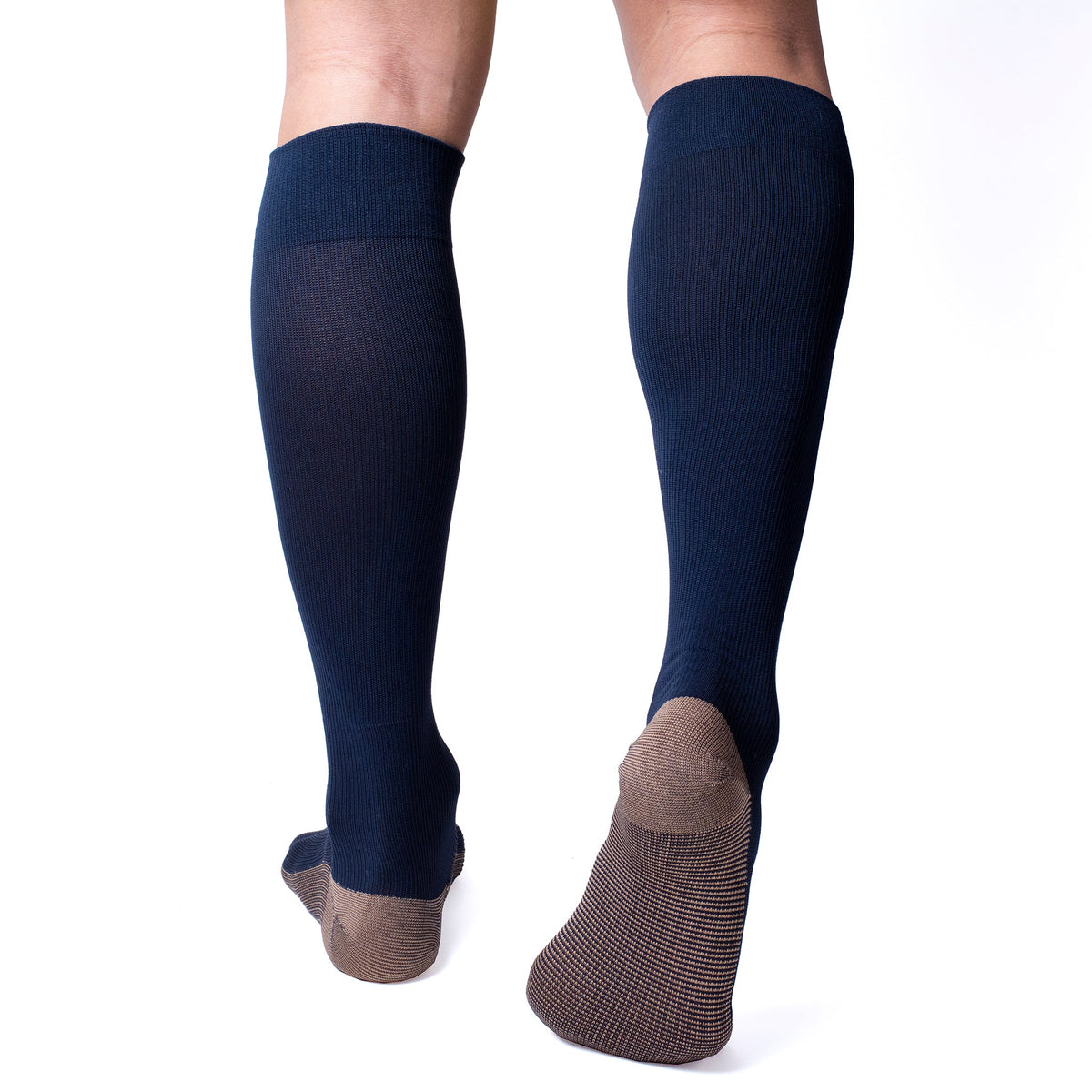 Dr. Motion Recommended | Solid Copper Infused - Knee-High Compression Socks For Men