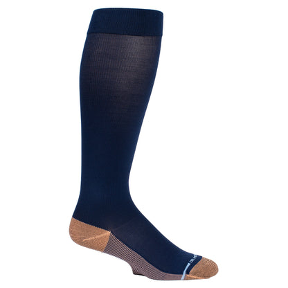 Dr. Motion Recommended | Solid Copper Infused - Knee-High Compression Socks For Men