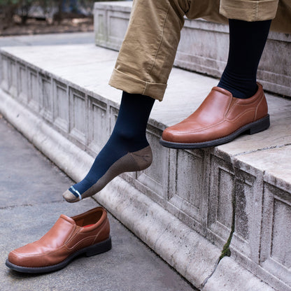 Dr. Motion Recommended | Solid Copper Infused - Knee-High Compression Socks For Men