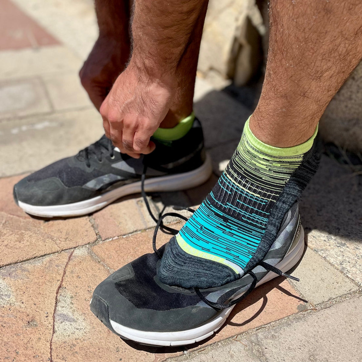 Dr. Motion Classic | Ombre - Ankle Compression Socks For Men