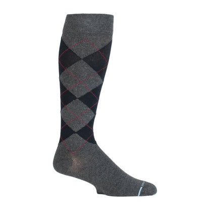 Dr. Motion Essential | Classic Argyle - Knee-High Compression Socks For Men