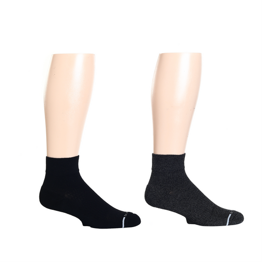 Dr. Motion Essential | Solid - Quarter Compression Socks For Men