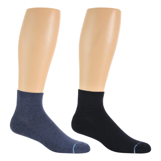 Dr. Motion Trusted | Basic Marl - Quarter Compression Socks For Men