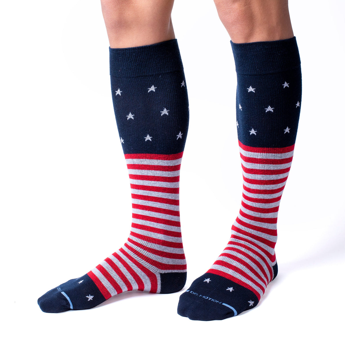 Dr. Motion Sale | Stars Stripes - Knee-High Compression Socks For Men