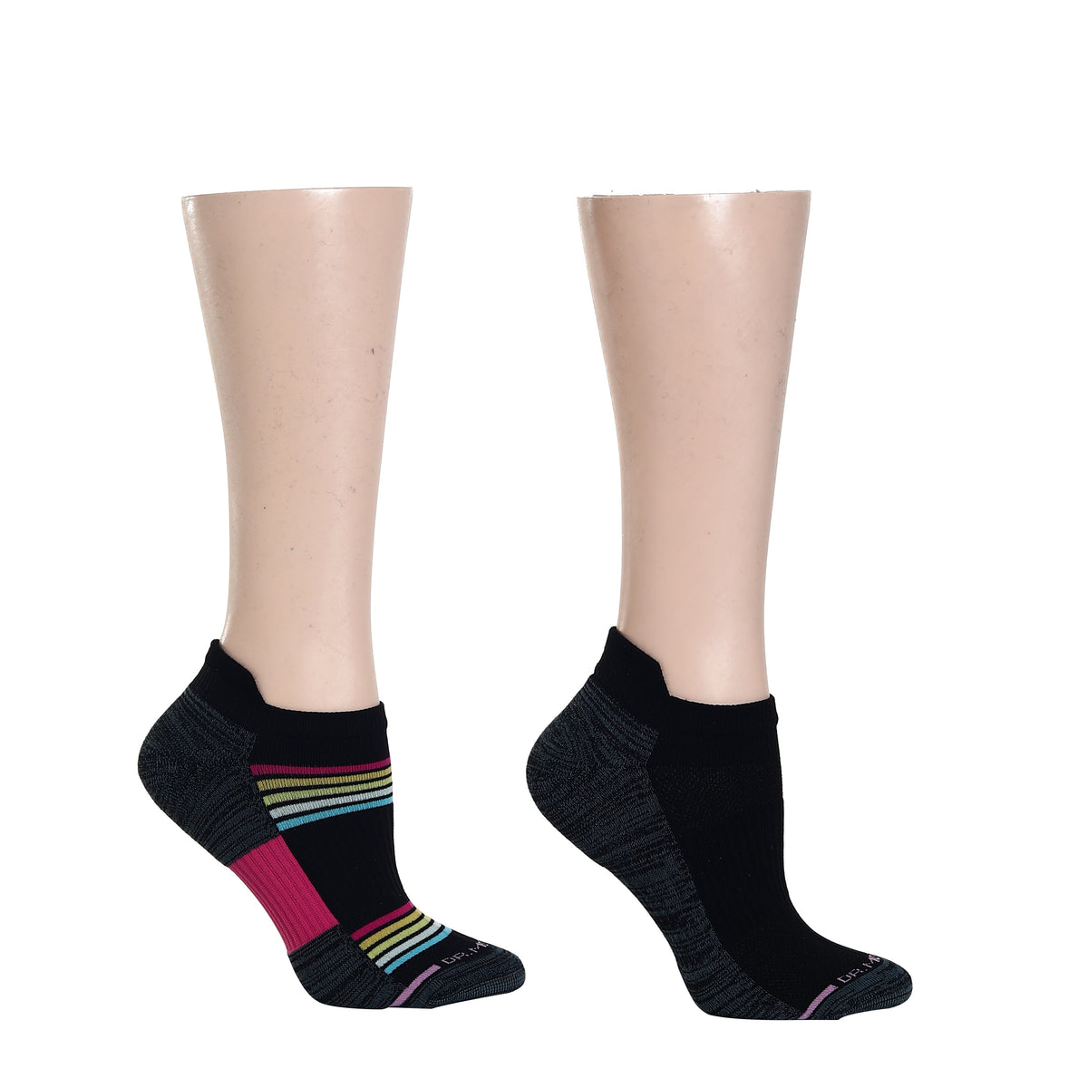 Dr. Motion Discount | Happy Stripes - Ankle Compression Socks For Women