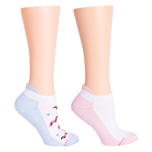 Dr. Motion Everyday | Dachshund - Ankle Compression Socks For Women